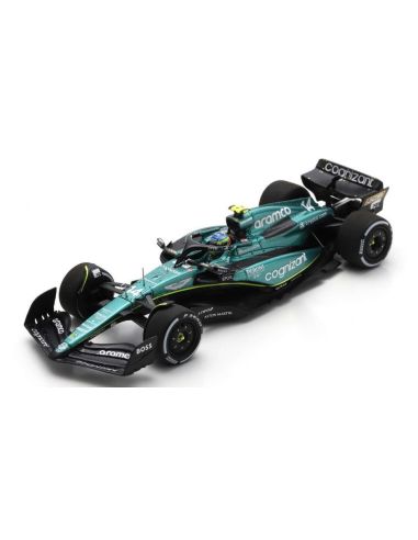 SPARK MODEL S8575 ASTON MARTIN AMR23 N.14 3rd BAHRAIN GP 2023 FERNANDO ALONSO 1:43 Modellino