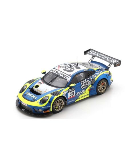 SPARK MODEL SB519 PORSCHE 911 GT3 N.39 3rd PRO-AM CLASS 24 H SPA 2022 HAMON-BAMBER-BHIROMB Modellino