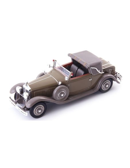 AUTOCULT ATC02030 MINERVA AL THREE POSITION CABRIOLET VAN DEN PLAS 1930 BEIGE GREY 1:43 Modellino