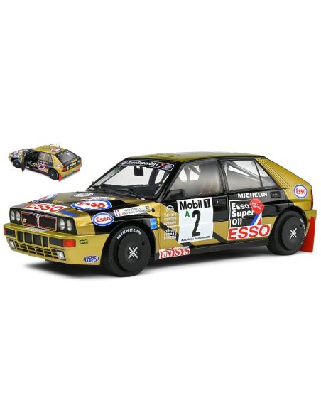 SOLIDO SL1807805 LANCIA DELTA HF INTEG.N.2 ADAC RALLY DEUTSCHLAND 1989 LOUBET/ANDRIE 1:18 Modellino