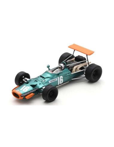 SPARK MODEL S5703 BRM P133 PEDRO RODRIGUEZ 1968 N.16 3rd CANADIAN GP 1:43 Modellino
