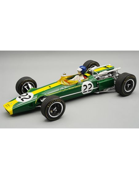 TECNOMODEL TMD18188BD LOTUS 43 SCUDERIA TEAM LOTUS MONZA GP 1966 JIM CLARK W/DRIVER 1:18 Modellino