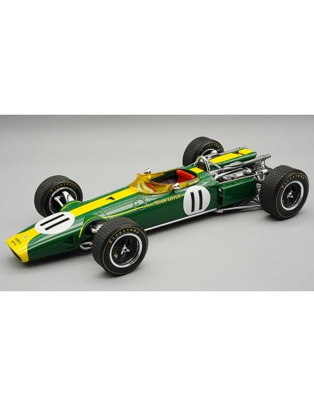 TECNOMODEL TMD18188B LOTUS 43 WINNER BELGIAN GP 1966 PETER ARUNDELL 1:18 Modellino