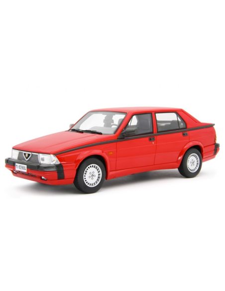LAUDO RACING LM087D ALFA 75 1.8i TURBO AMERICA 1986 RED 1:18 Modellino