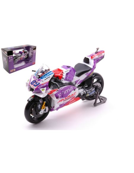 MAISTO MI36390M DUCATI DESMOSEDICI PRAMAC 2022  N.89 JORGE MARTIN 1:18 Modellino