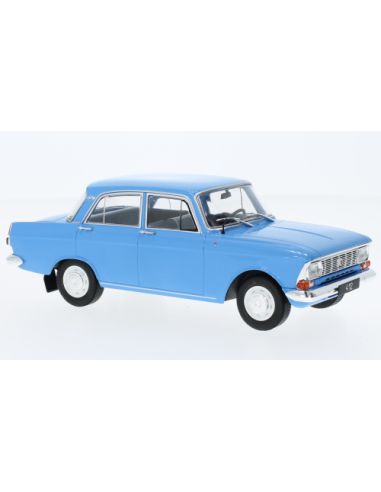WHITEBOX WB124196 MOSKWITSCH 412 1970 LIGHT BLUE 1:24 Modellino