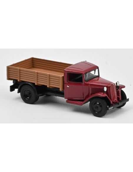 NOREV NV159937 CITROEN TYPE 23 1958 RED AND BROWN BED 1:87 Modellino