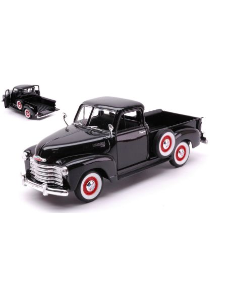 WELLY WE22087BK CHEVROLET 3100 PICK UP 1953 BLACK 1:24 Modellino