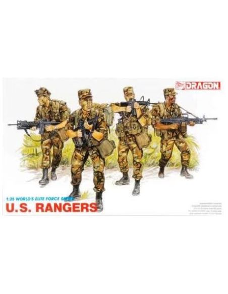 DRAGON D3004 U.S. RANGERS KIT 1:35 Modellino