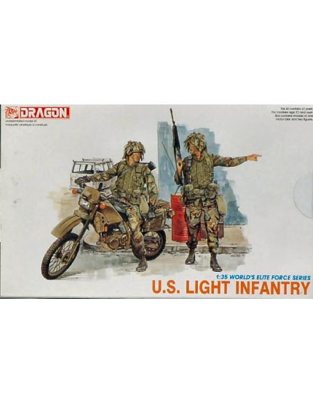 DRAGON D3009 US LIGHT INFANTRY KIT 1:35 Modellino