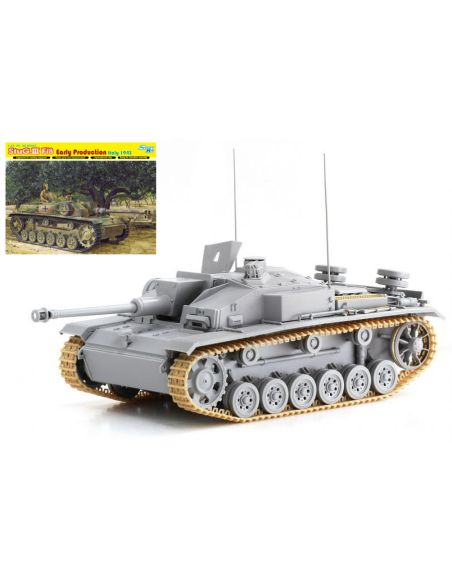 DRAGON D6620 STUG.III AUSF.F/8 EARLY PRODUCTION ITALY 1943 SMART KIT 1:35 Modellino