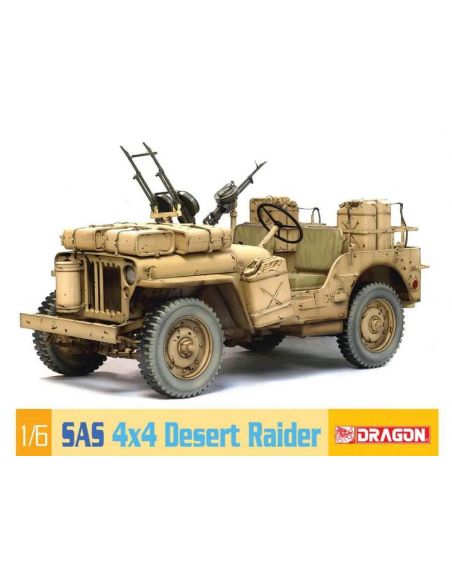 DRAGON D75038 SAS 4x4 DESERT RAIDER KIT 1:6 Modellino