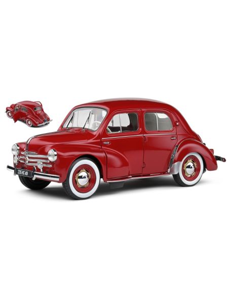 SOLIDO SL1806606 RENAULT 4CV 1956 RED 1:18 Modellino