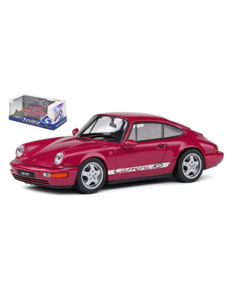 SOLIDO SL4312902 PORSCHE 964 RS 1992 RED 1:43 Modellino