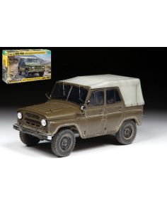 ZVEZDA Z3629 UAZ 469 SOVIET MILITARY OFF-ROAD VEHICLE KIT...