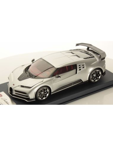 LOOKSMART LS18025B BUGATTI CENTODIECI PRODUCTION VERSION SILVER 1:18 Modellino