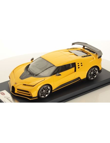 LOOKSMART LS18025C BUGATTI CENTODIECI PRODUCTION VERSION YELLOW 1:18 Modellino