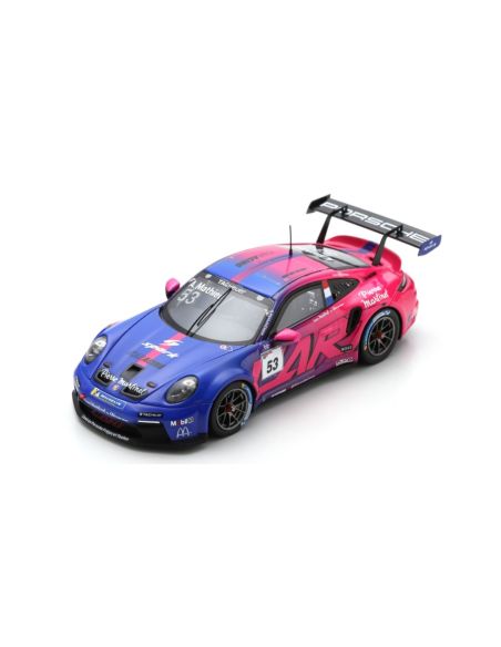 SPARK MODEL SF300 PORSCHE 911 GT3 N.53 CARRERA CUP FRANCE 2022 A.MATHIEU 1:43 Modellino