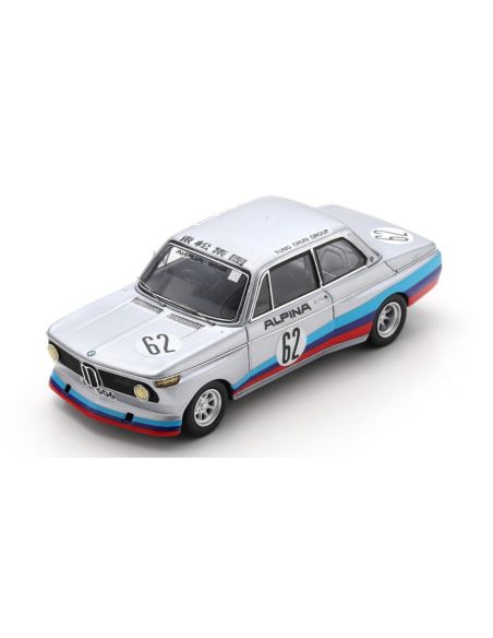 SPARK MODEL SA245 BMW ALPINA 2002 Tii N.62 WINNER MACAU TROPHY 1977 PIERRE LO 1:43 Modellino