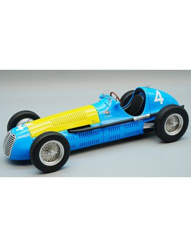 TECNOMODEL TMD18181C MASERATI 4 CLT WINNER PAU GP 1949 JUAN MANUEL FANGIO 1:18 Modellino