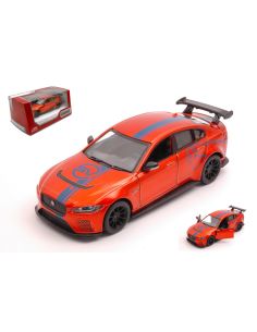 KINSMART KT5416WFO JAGUAR XE SV 2018 ORANGE MET.cm 12 BOX...