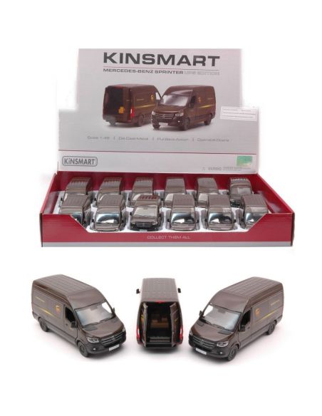KINSMART KT5430D MERCEDES SPRINTER UPS cm 12 Modellino