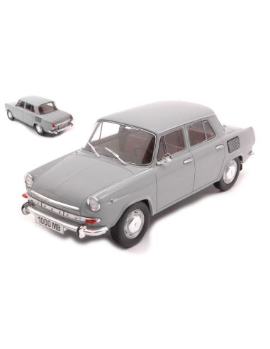 WHITEBOX WB124097 SKODA 1000 MB LIGHT GREY 1:24 Modellino