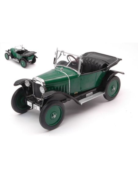 WHITEBOX WB124100 OPEL 4/12 PS GREEN RHD 1:24 Modellino