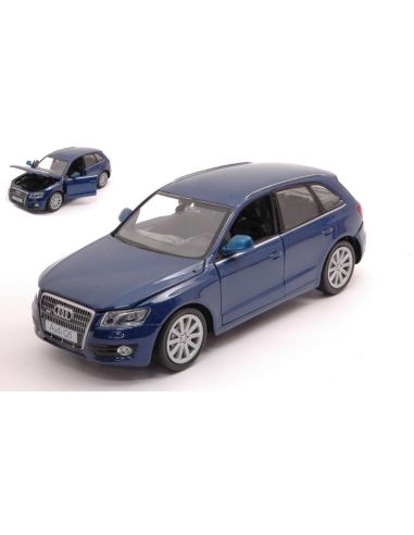 MOTORMAX MTM73385B AUDI Q5 2010 BLUE 1:24 Modellino