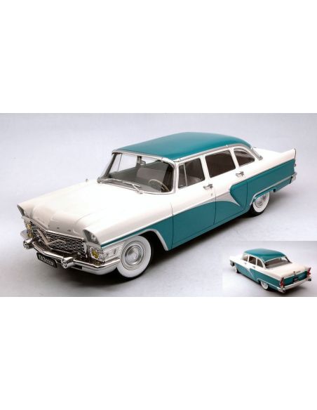 TRIPLE 9 T9-1800253 GAZ 13 SEAGULL 1959 TURQUIOSE/WHITE 1:18 Modellino