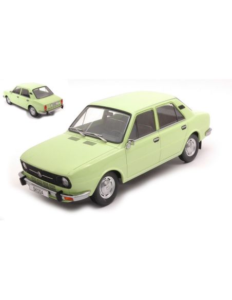 TRIPLE 9 T9-1800272 SKODA 105L 1976 LIGHT GREEN 1:18 Modellino