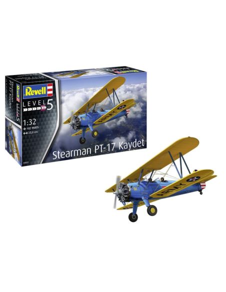 REVELL RV03837 STEARMAN P-17 KAYDET 1:32 Modellino