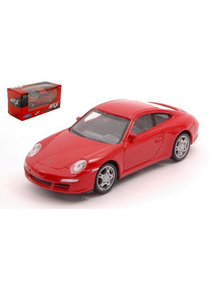 WELLY WE38509P PORSCHE 911 CARRERA S RED 1:43 Modellino