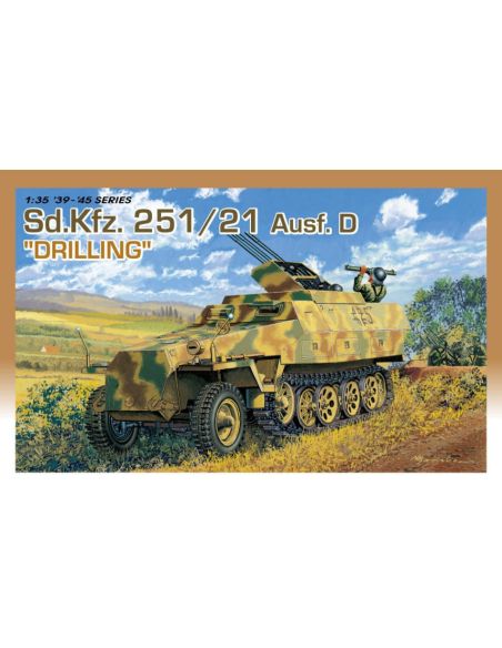 DRAGON D6217 SD KFZ 251/21 DRILLING KIT 1:35 Modellino