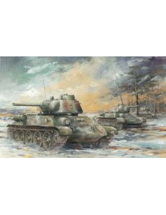 DRAGON D6757 T-34/76 MOD.1973 W/COMMANDER CUPOLA No.112...