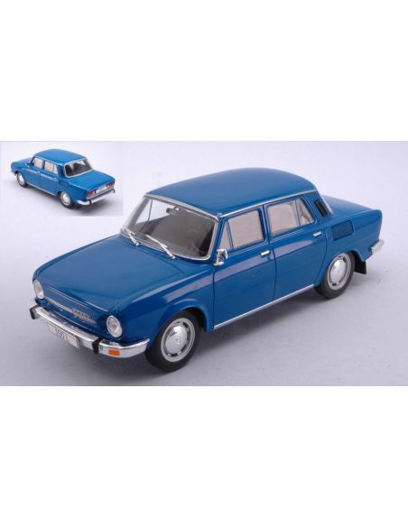 WHITEBOX WB124107 SKODA 100L BLUE 1:24 Modellino