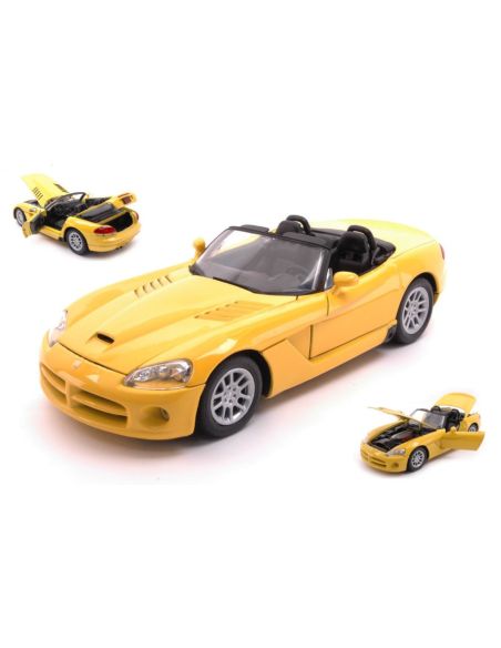 MOTORMAX MTM73137Y DODGE VIPER SRT-10 2003 YELLOW 1:18 Modellino