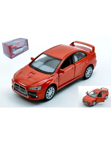 KINSMART KT5329WR MITSUBISHI LANCER EVO X 2008 1:36 cm 12 BOX Modellino