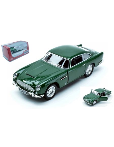 KINSMART KT5406WGN ASTON MARTIN DB5 BRITISH RACING GREEN cm 12 BOX Modellino