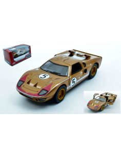 KINSMART KT5427WGD FORD GT40 MKII N.5 GOLD BOX cm 12...
