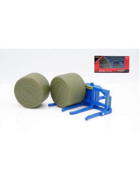 BRITAINS LC43265 FLEMING DOUBLE BALE LIFTER 1:32 Modellino
