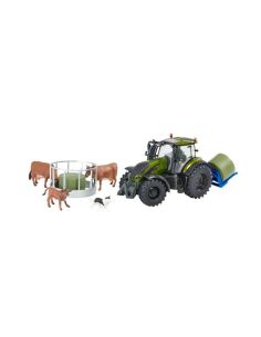 BRITAINS LC43323 METALLIC OLIVE GREEN VALTRA PLAYSET 1:32...