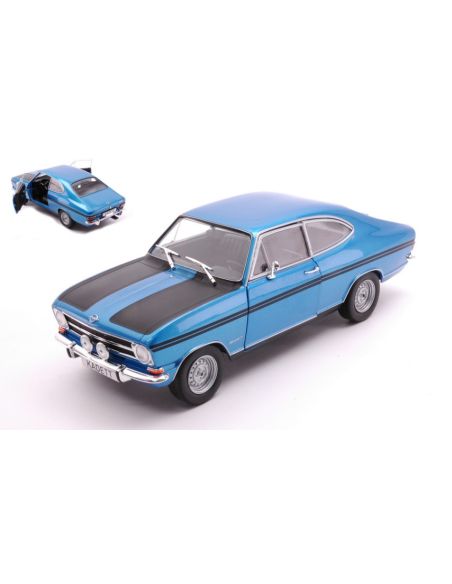 WHITEBOX WB124106-O OPEL KADETT B RALLYE METALLIC BLUE/BLACK 1:24 Modellino