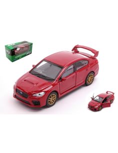 WELLY WE39169T SUBARU IMPREZA WRX STi AMARANT RED SCALA...