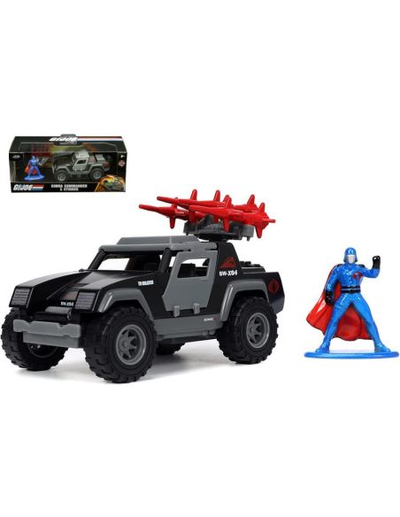 JADA TOYS JADA33085 COBRA COMMANDER & STINGER GI-JOE BLACK/GREY 1:32 Modellino