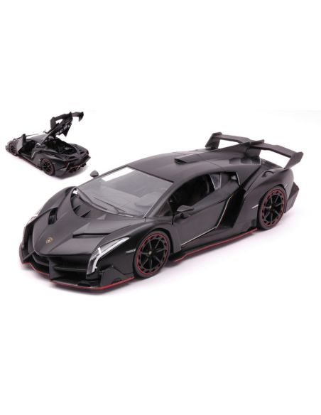 JADA TOYS JADA33615 LAMBORGHINI VENENO 2020 BLACK 1:24 Modellino