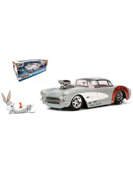 JADA TOYS JADA32390 CHEVROLET CORVETTE 1967 LOONEY TUNES 1:24 Modellino