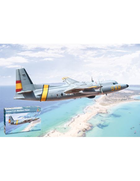 ITALERI IT1455 FOKKER F-27 MARITIME PATROL AIRCRAFT KIT 1:72 Modellino