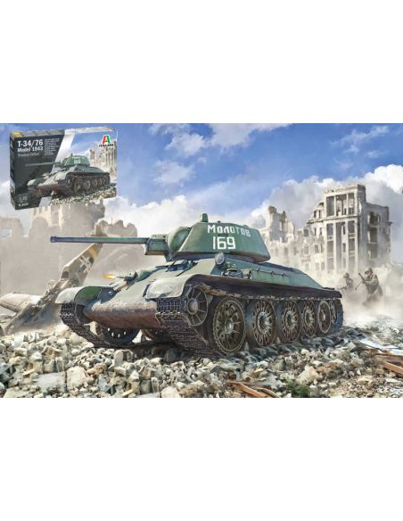 ITALERI IT6570 T-34/76 MODEL 1943 KIT 1:35 Modellino