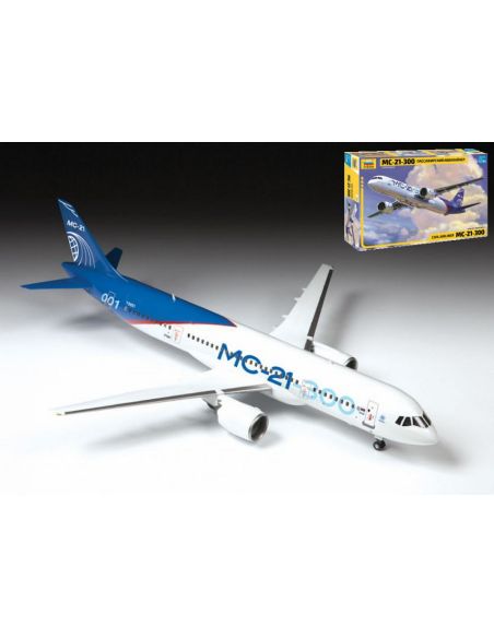 ZVEZDA Z7033 IRKUT MC-21 CIVILIAN PLANE KIT 1:144 Modellino